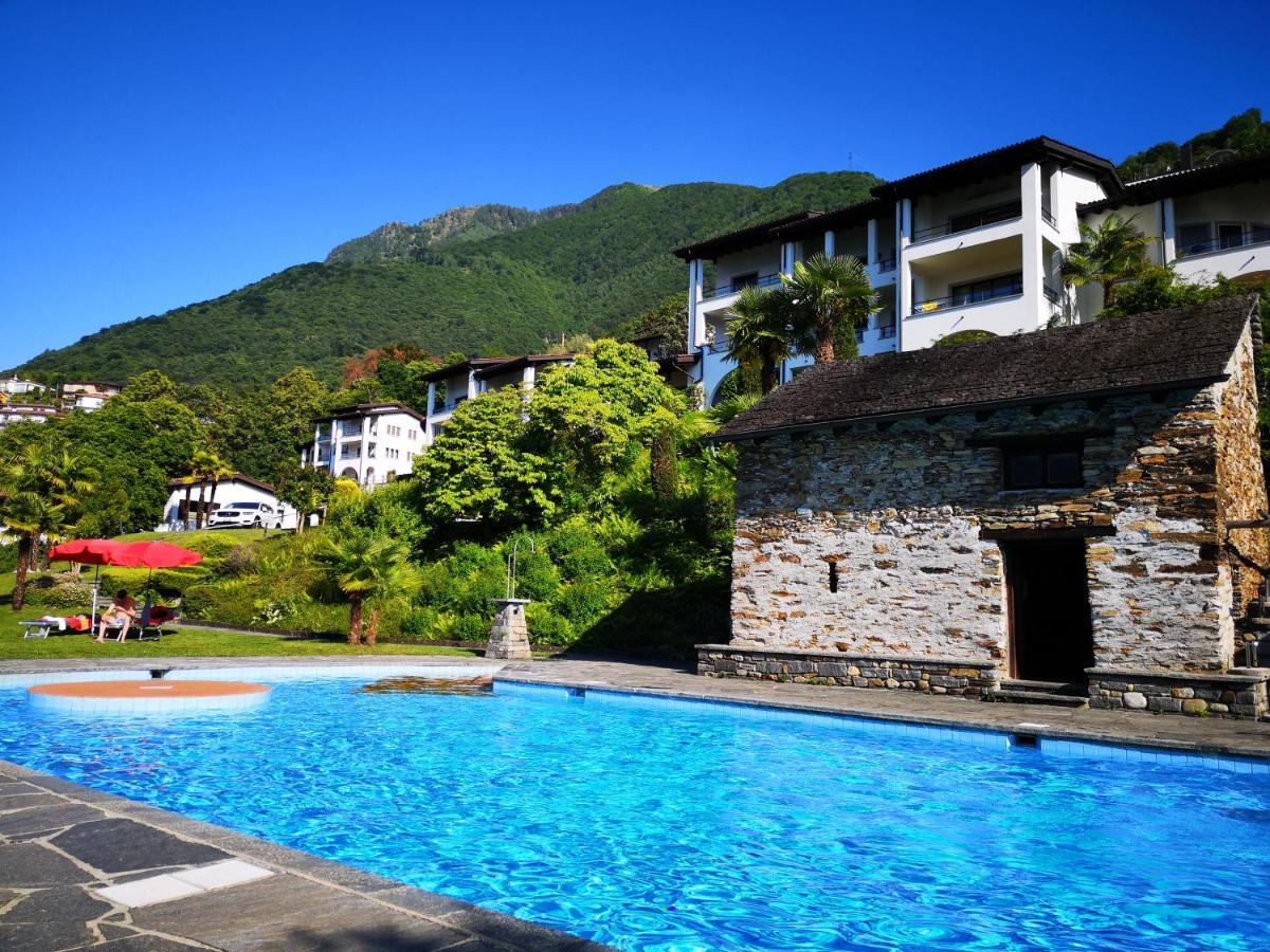 Apartmán 1 Mit Seesicht Und Pool Gambarogno