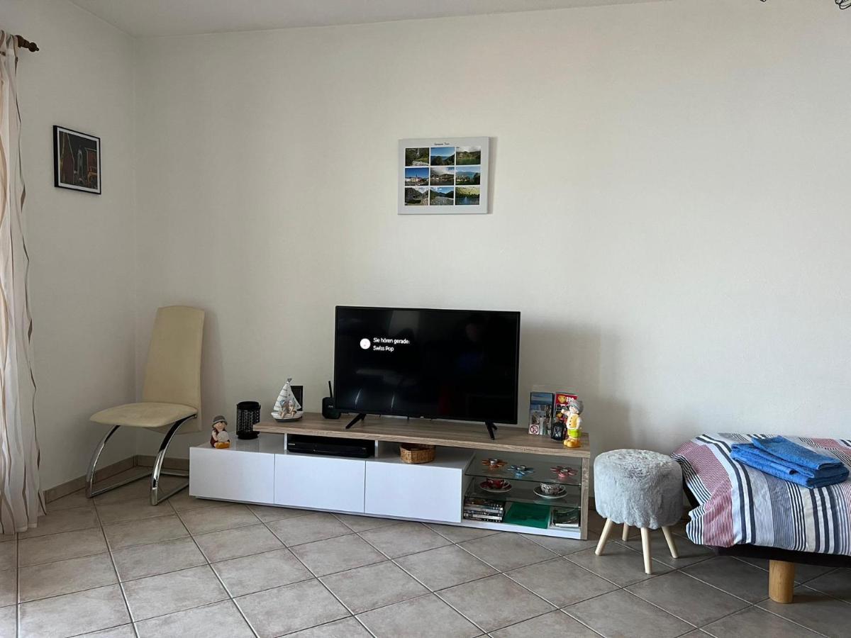 Apartmán 1 Mit Seesicht Und Pool Gambarogno